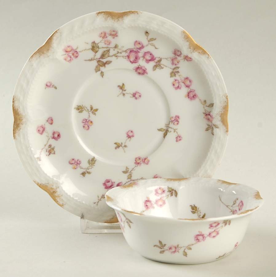 Schleiger 679-3 Ramekin & Saucer Set by Haviland-1