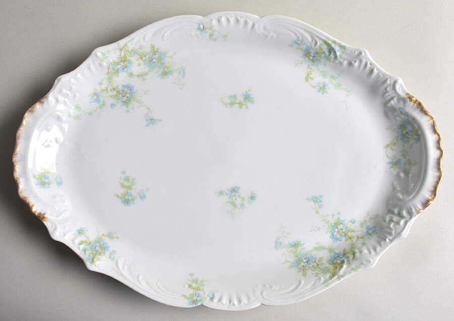 Schleiger 1014-5 16" Oval Serving Platter by Haviland-1