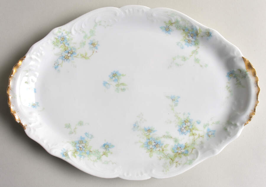 Schleiger 1014-5 11" Oval Serving Platter by Haviland-1