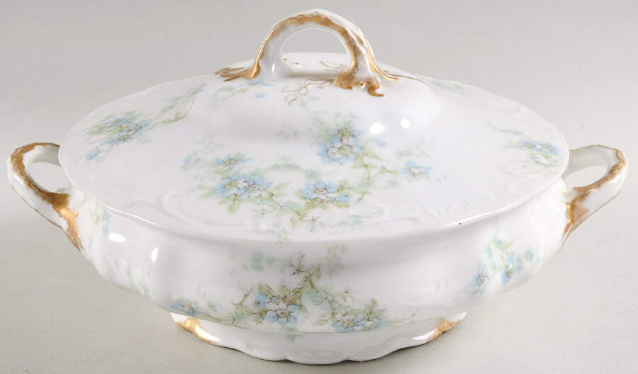 Schleiger 1014-5 Round Covered Vegetable by Haviland-1