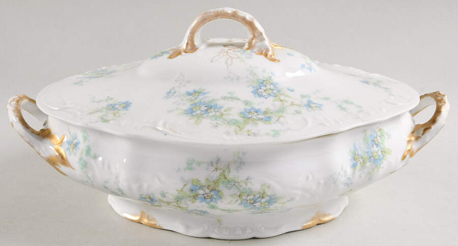 Schleiger 1014-5 Oval Covered Vegetable by Haviland-1