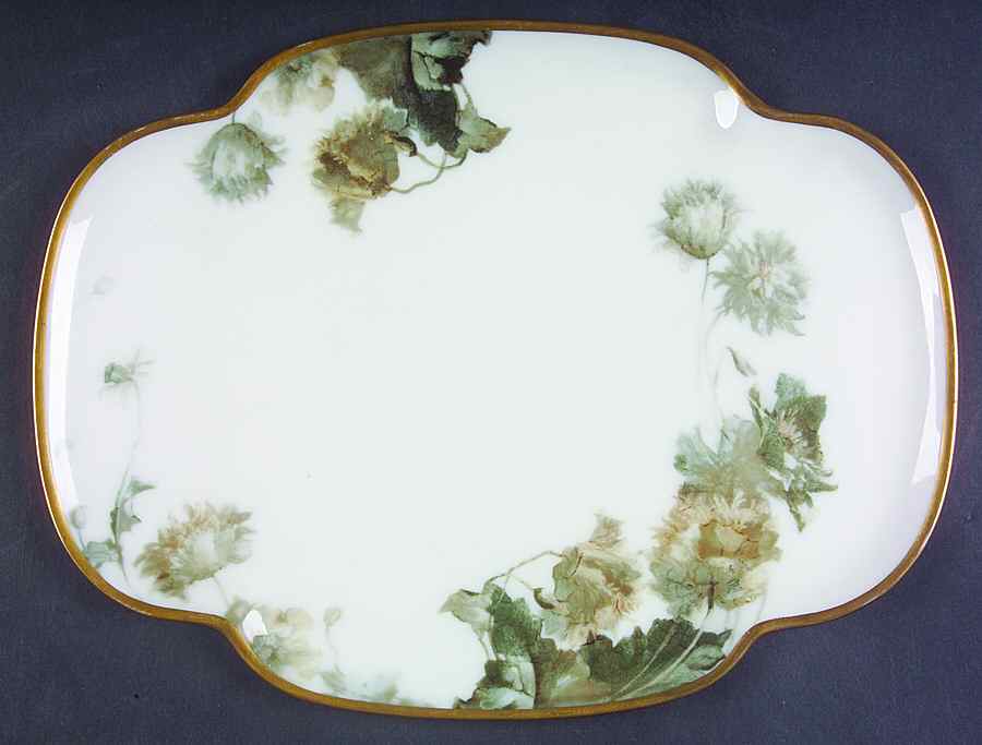 Flowers and Seeds (Blank 19) Dresser Tray by Haviland-1