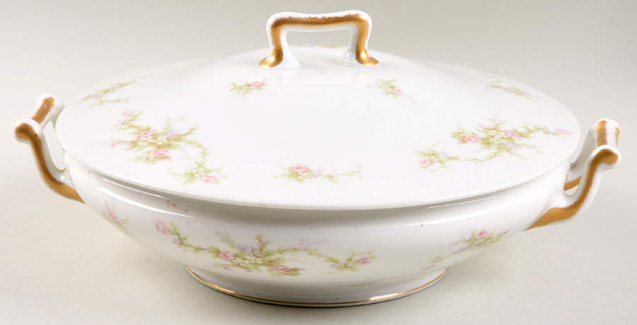 H504 Round Covered Vegetable by Haviland-1