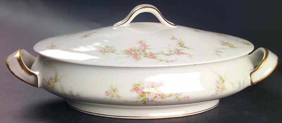 H504 Oval Covered Vegetable by Haviland-1
