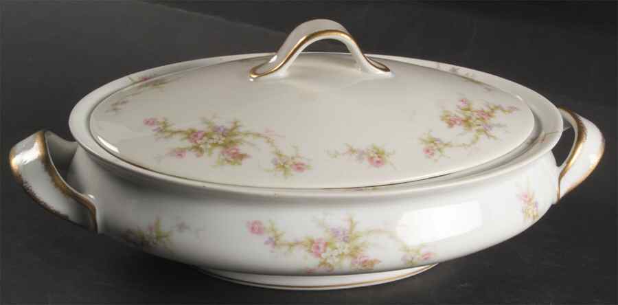 H504 Oval Covered Vegetable by Haviland-1