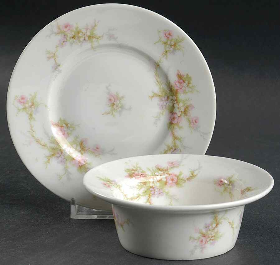 H504 Ramekin & Saucer Set by Haviland-1