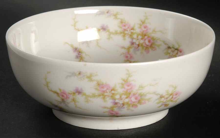 H504 Cranberry Bowl by Haviland-1