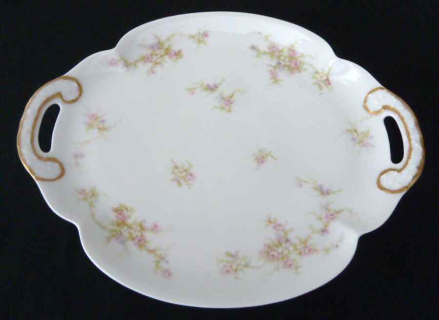 H504 Handled Cake Plate by Haviland-1