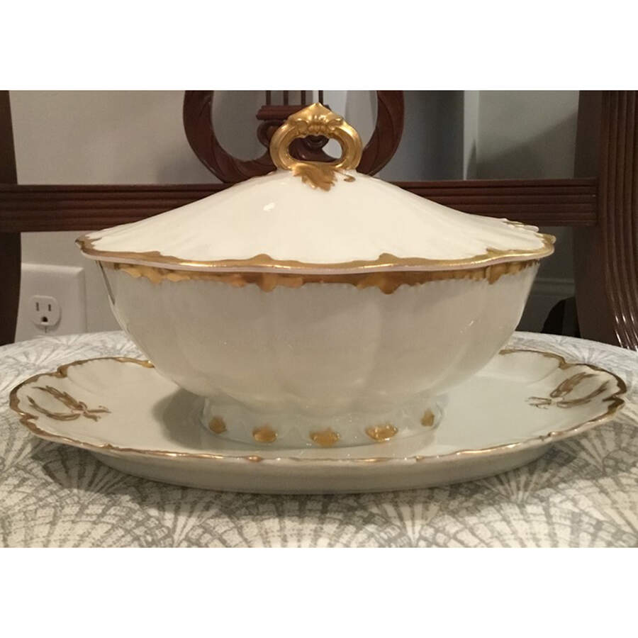 H522 Tureen &  Lid by Haviland-1