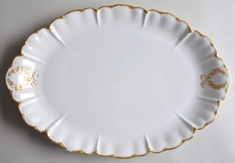 H522 16" Oval Serving Platter by Haviland-1