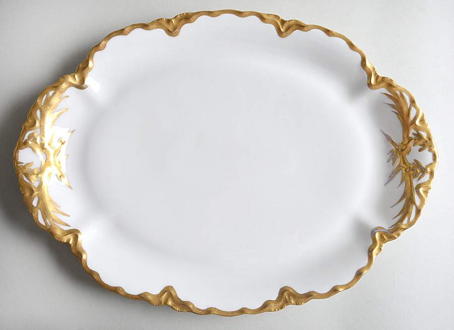 H526 16" Oval Serving Platter by Haviland-1