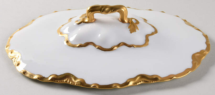 H526 Lid for Oval Vegetable by Haviland-1