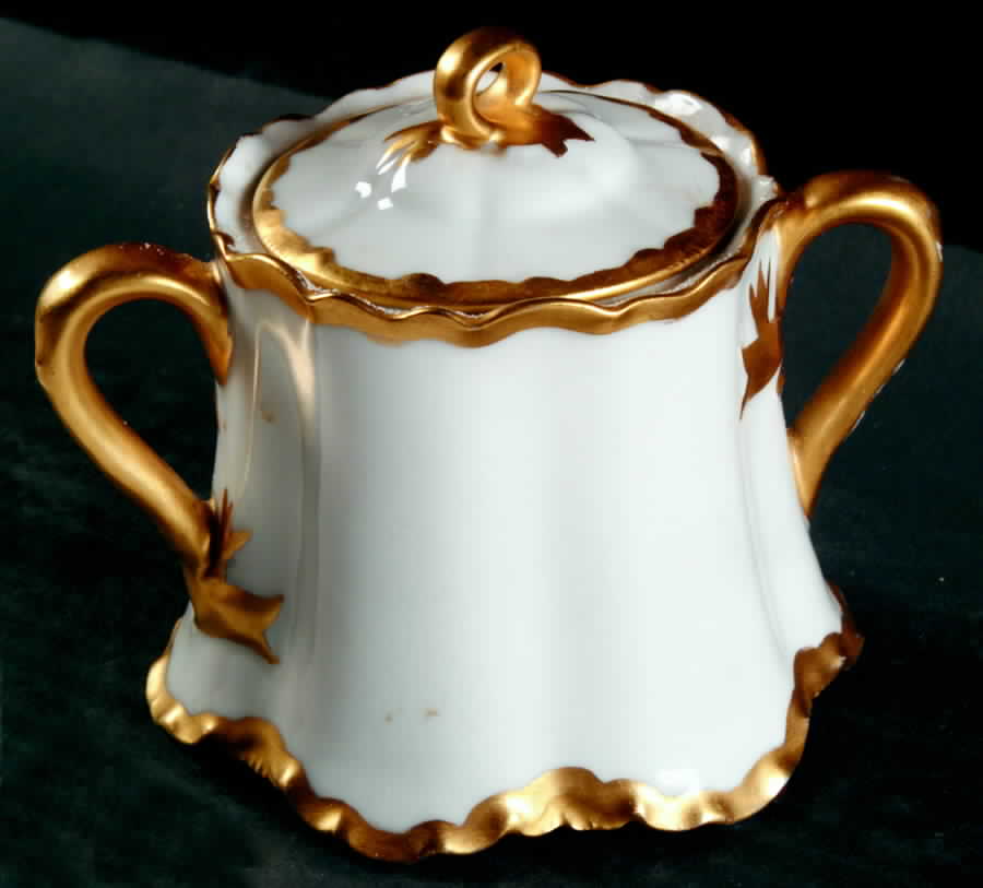 H526 Mini Sugar Bowl & Lid by Haviland-1