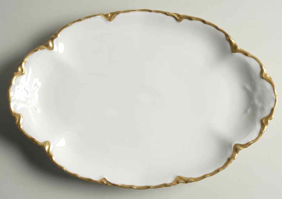 H526 13" Oval Serving Platter by Haviland-1