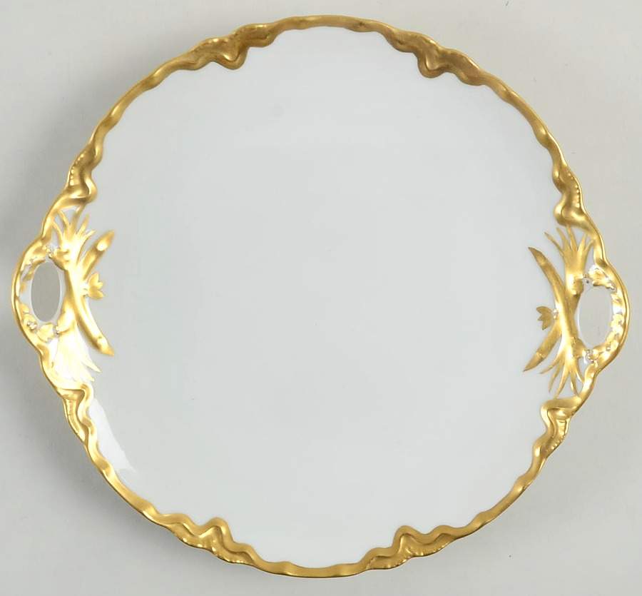 H526 Handled Cake Plate by Haviland-1