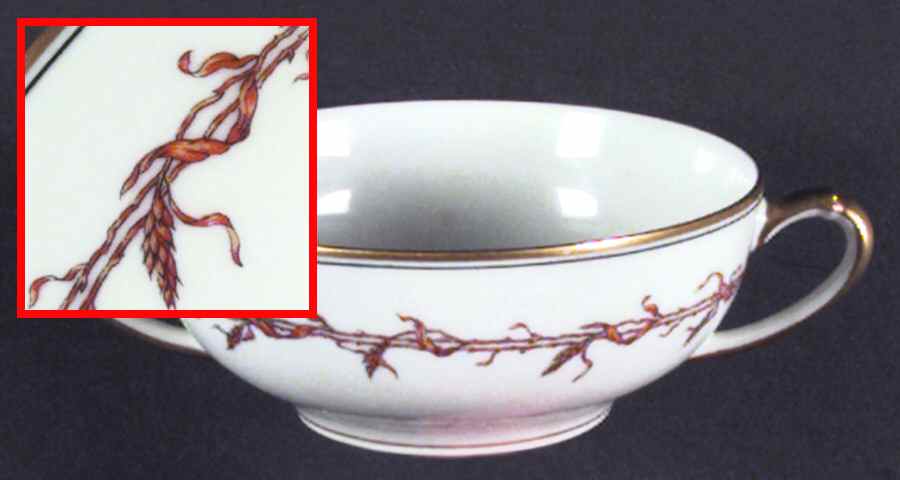 Schleiger 939-1 Flat Cream Soup Bowl by Haviland-1