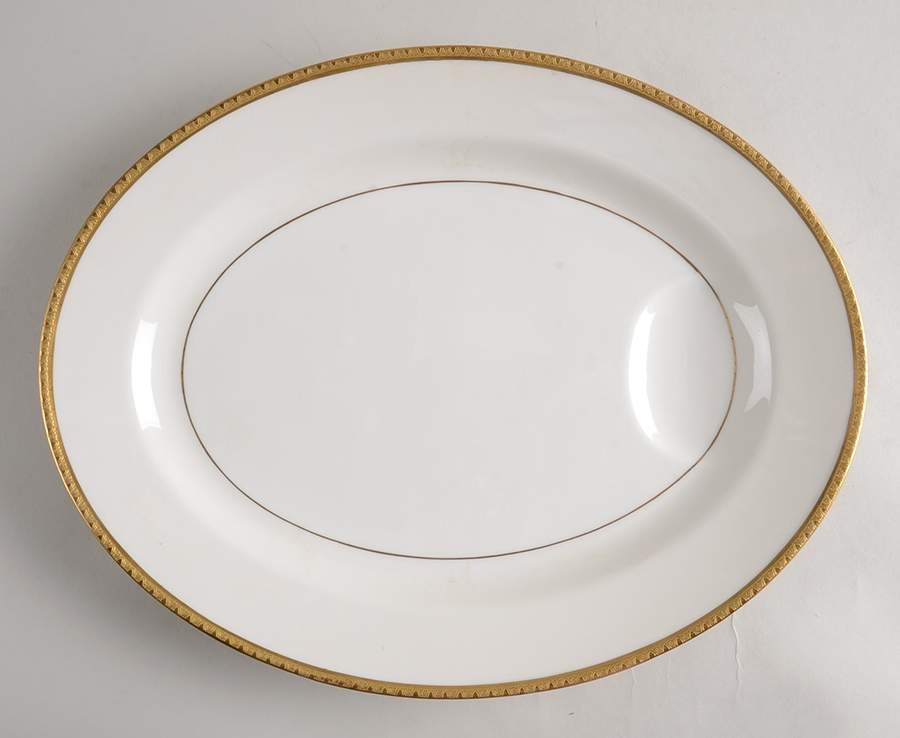H563 13" Oval Serving Platter by Haviland-1