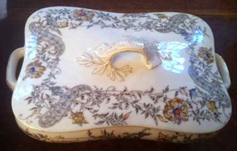 Schleiger 486-3 Rectangular Covered Vegetable by Haviland-1