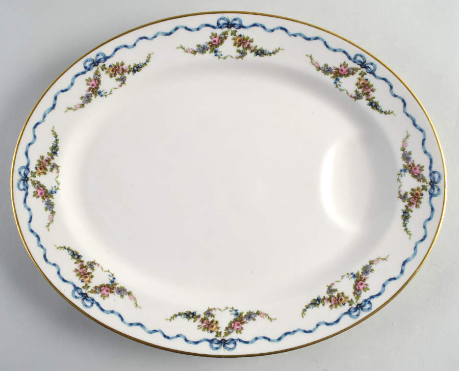 H6 14" Oval Serving Platter by Haviland-1