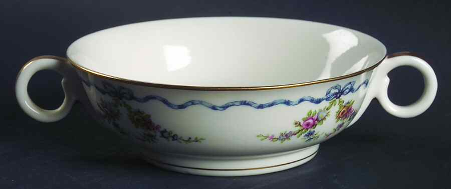 H6 Footed Cream Soup Bowl by Haviland-1