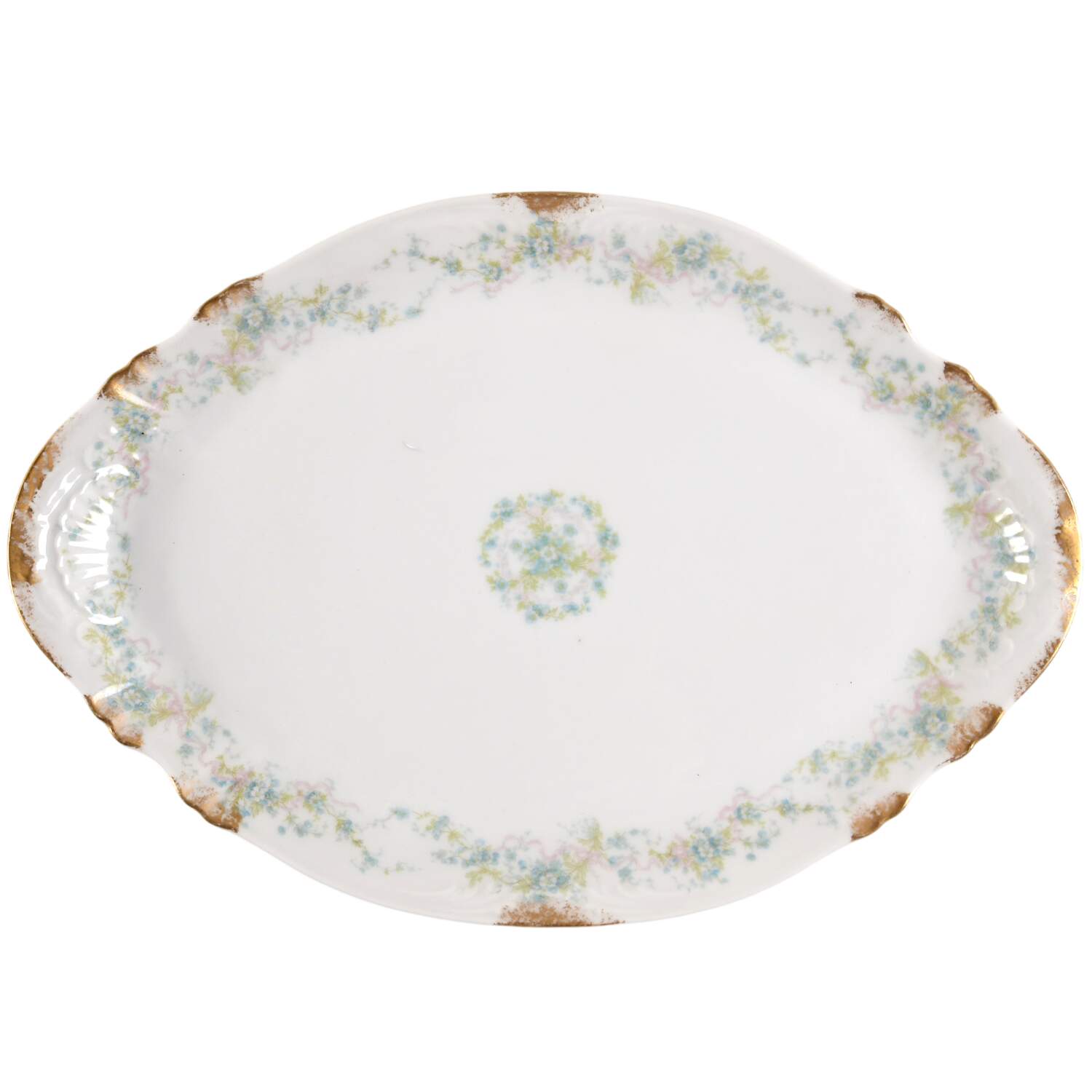 H61 13" Oval Serving Platter by Haviland-1