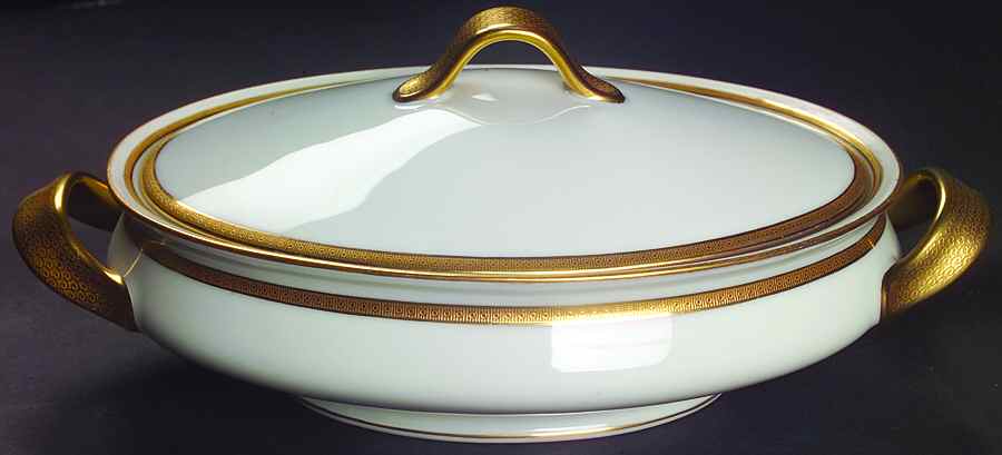 H79 Oval Covered Vegetable by Haviland-1