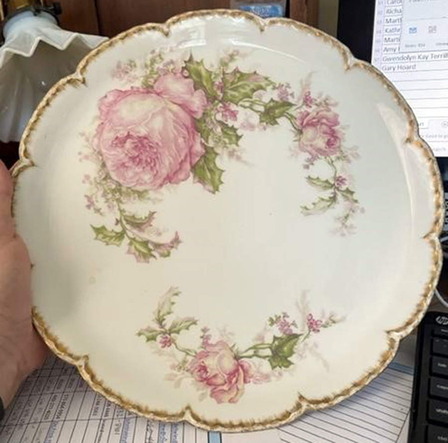 H90 Cake Plate by Haviland-1