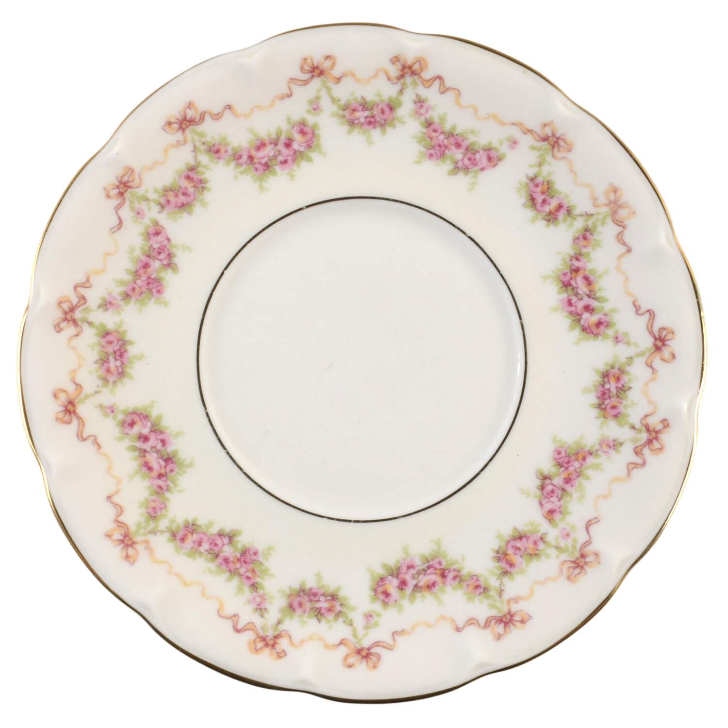 Hamilton Saucer for Cream Soup Bowl by Haviland-1