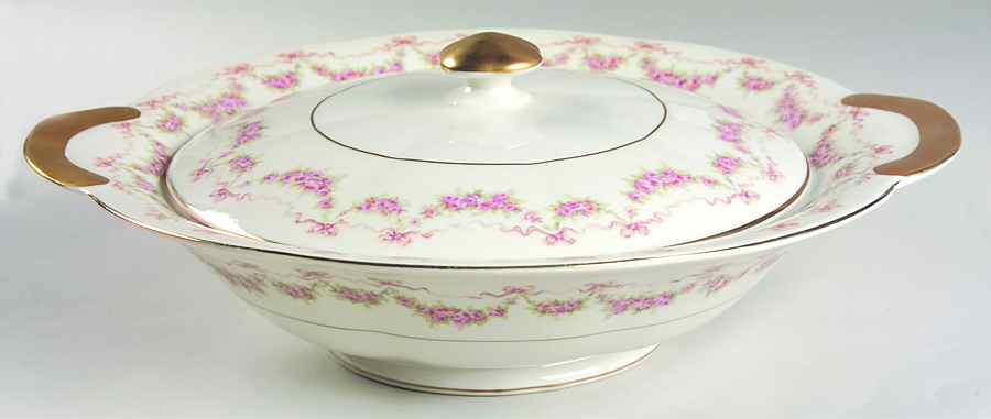 Hamilton Round Covered Vegetable by Haviland-1