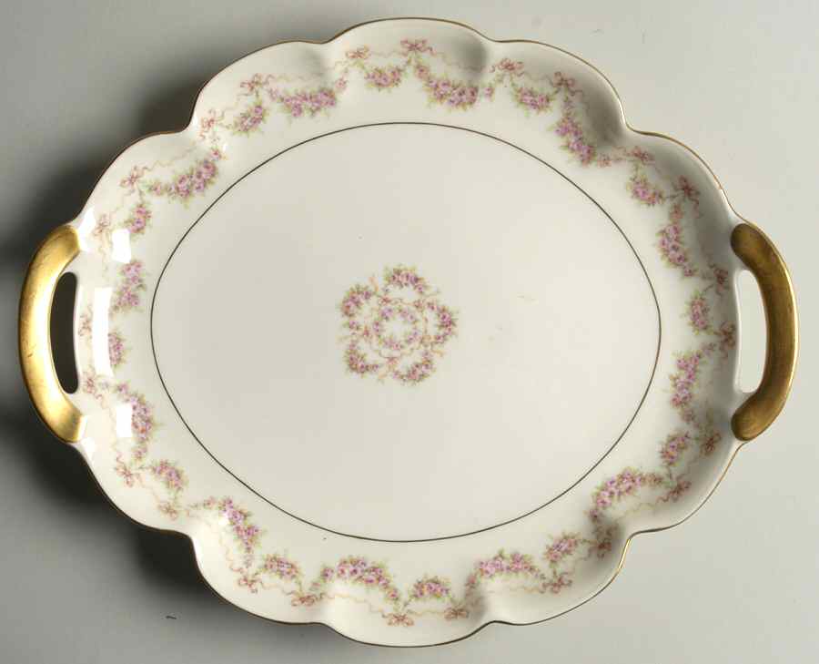 Hamilton 11" Oval Serving Platter by Haviland-1