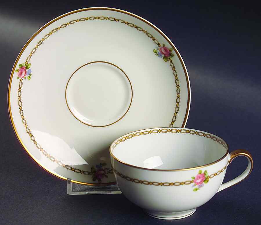 The Hanoi Flat Cup & Saucer Set by Haviland-1