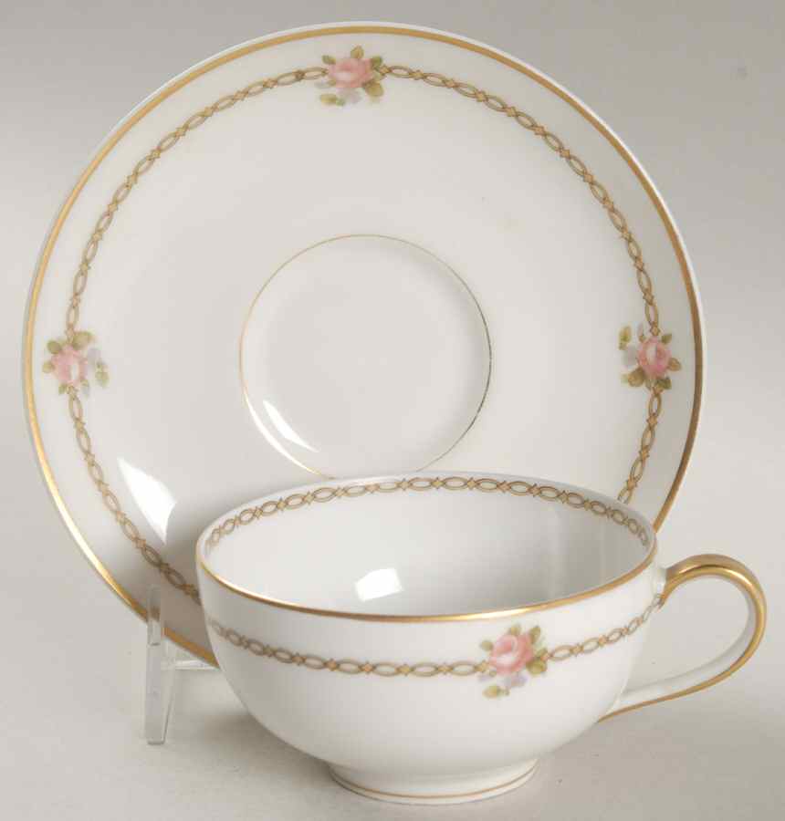 The Hanoi Flat Cup & Saucer Set by Haviland-1