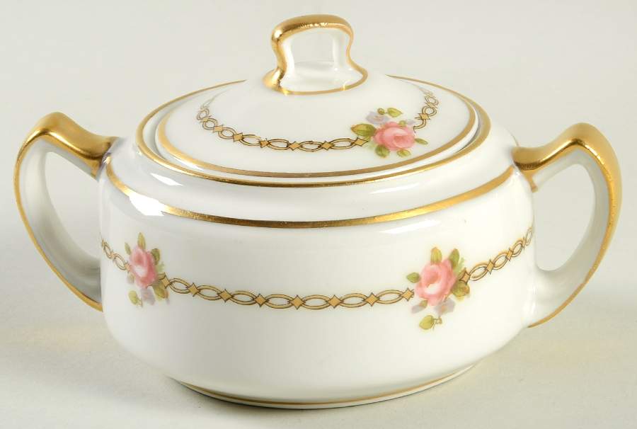 The Hanoi Mini Sugar Bowl & Lid by Haviland-1