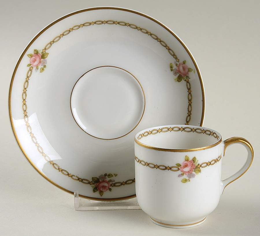 The Hanoi Flat Demitasse Cup & Saucer Set by Haviland-1