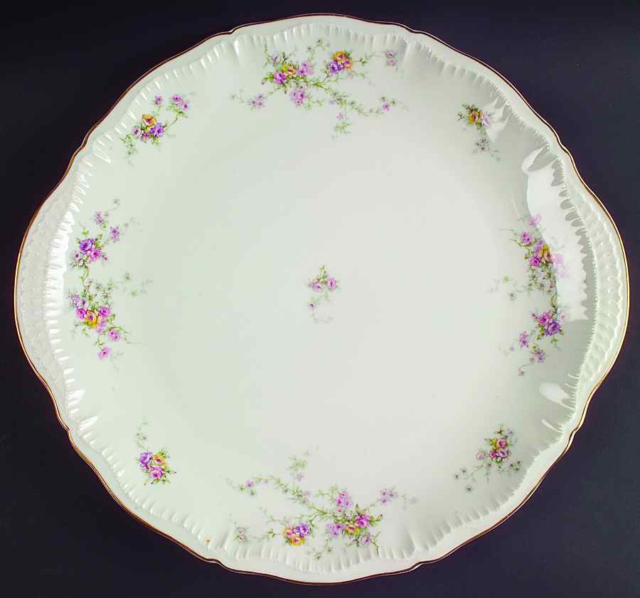 Helene 14" Chop Plate (Round Platter) by Haviland-1