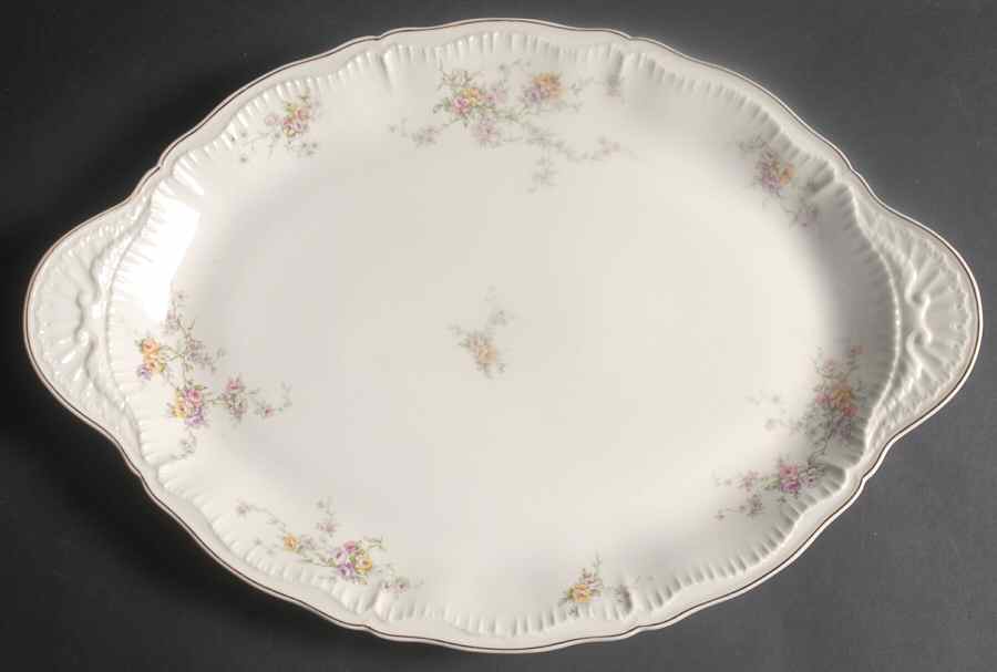 Helene 16" Oval Serving Platter by Haviland-1