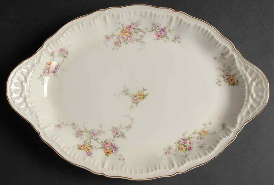 Helene 12" Oval Serving Platter by Haviland-1