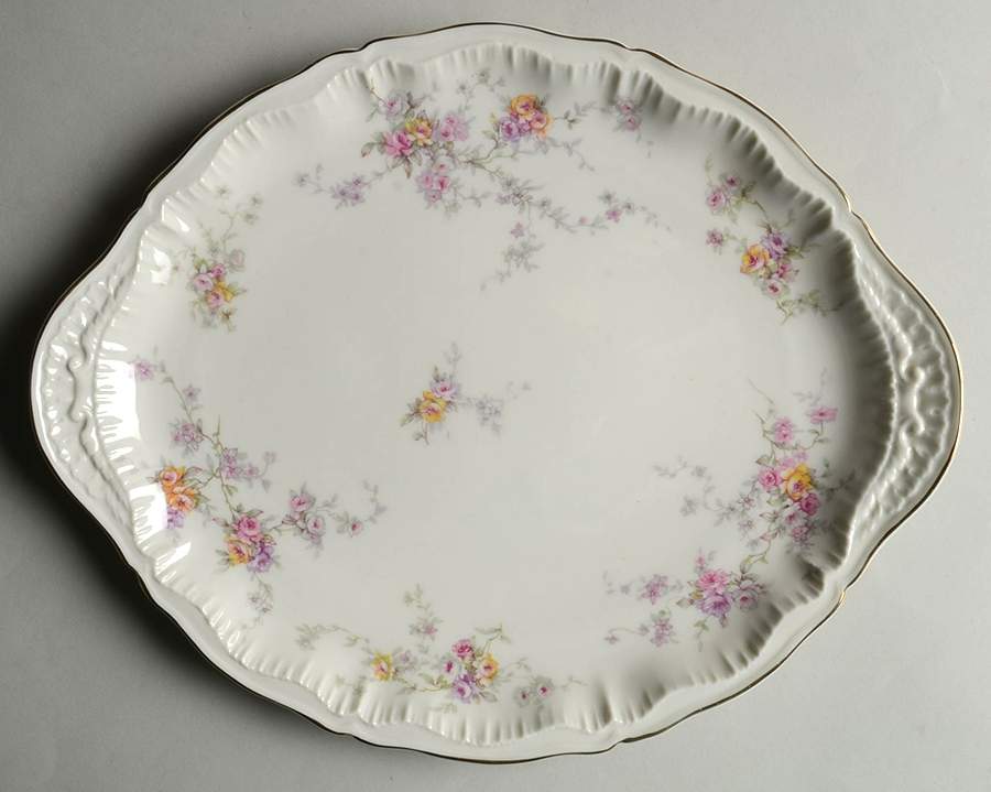 Helene 11" Oval Serving Platter by Haviland-1