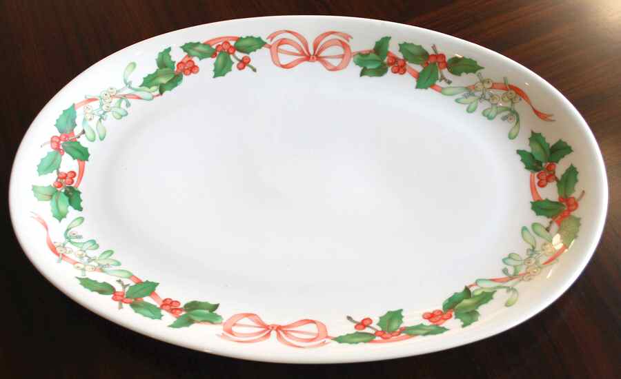 Hollyware 16" Oval Serving Platter by Haviland-1
