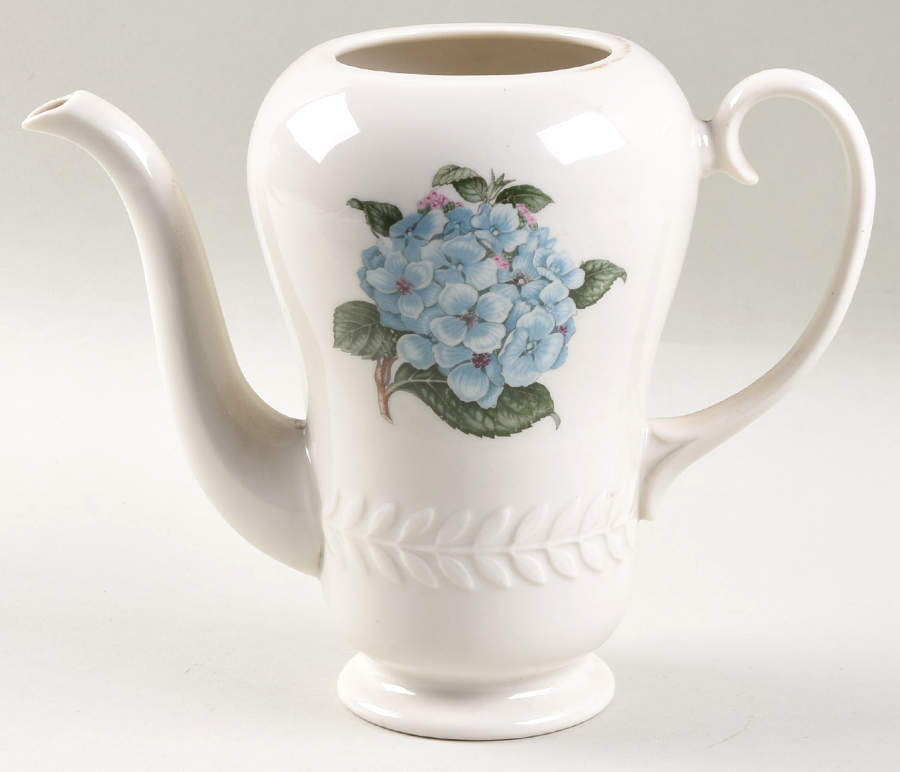 Hydrangea Coffee Pot No Lid by Haviland-1