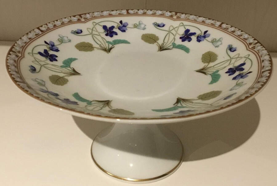 Imperatrice Eugenie Round Compote (Height X Width) by Haviland-1