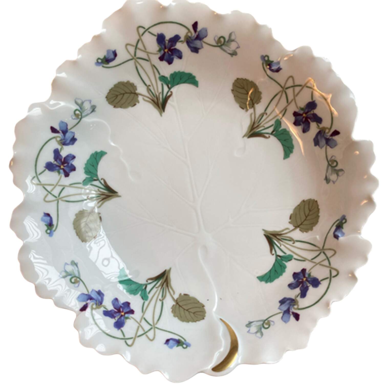 Imperatrice Eugenie 9" Leaf Dish by Haviland-1