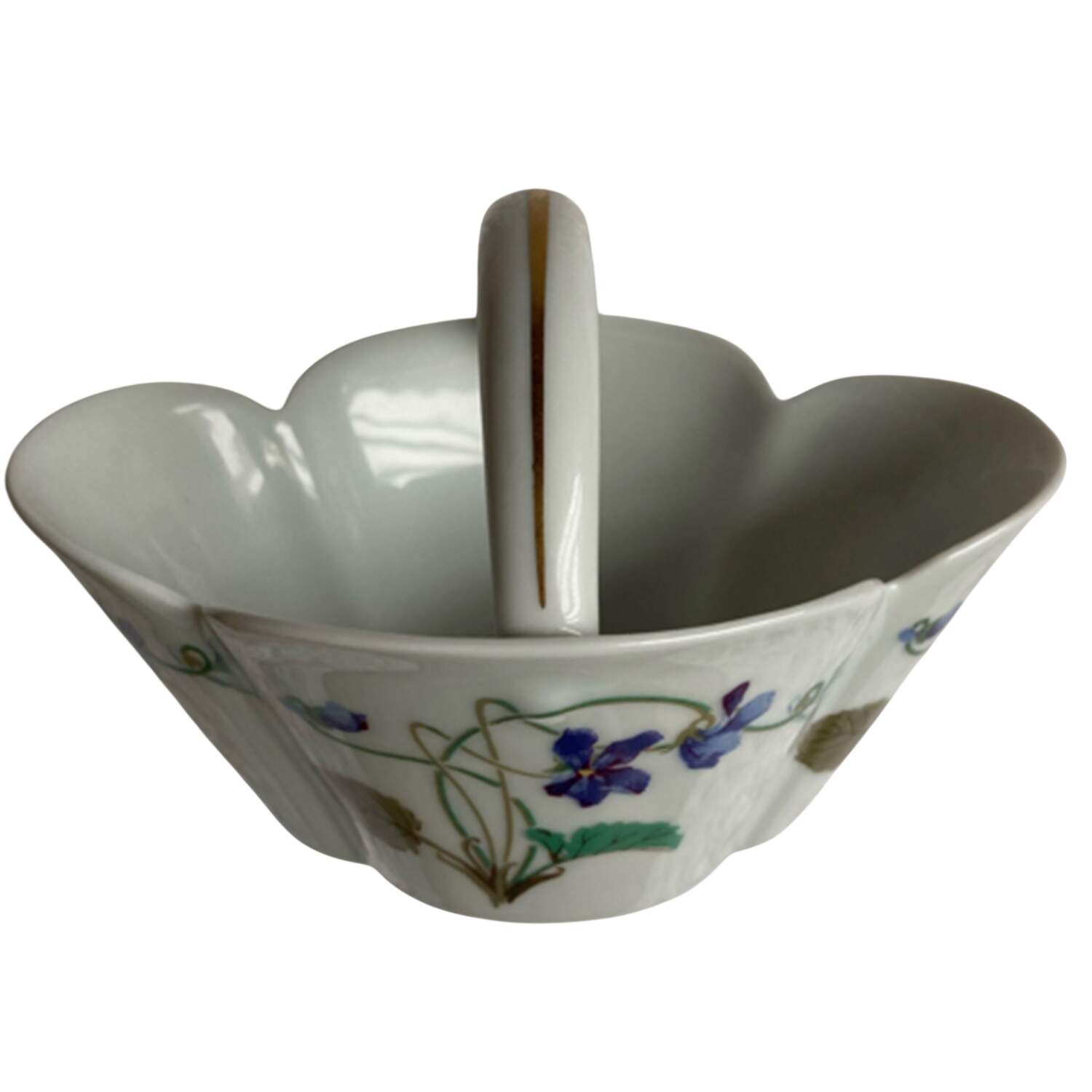 Imperatrice Eugenie 3" Handled Basket by Haviland-1