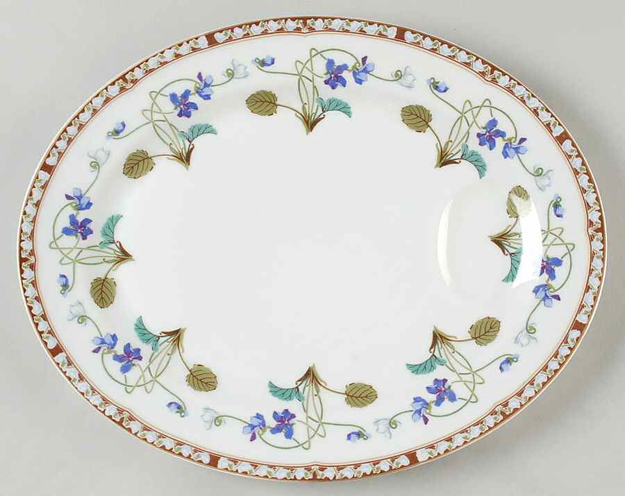 Imperatrice Eugenie 13" Oval Serving Platter by Haviland-1