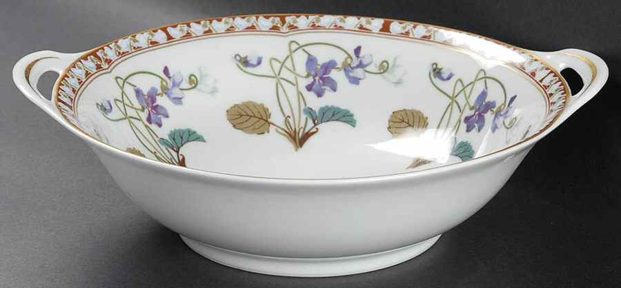 Imperatrice Eugenie Handled Cream Bowl by Haviland-1