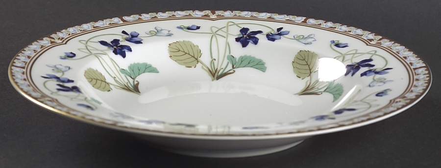 Imperatrice Eugenie Large Rim Soup Bowl by Haviland-1