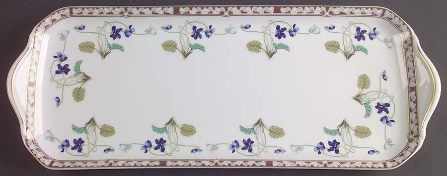 Imperatrice Eugenie Oblong Cake Plate by Haviland-1