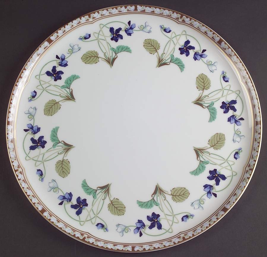 Imperatrice Eugenie Cake Plate by Haviland-1