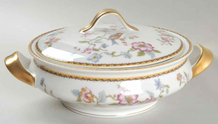 The Indian Bird Round Covered Vegetable by Haviland-1