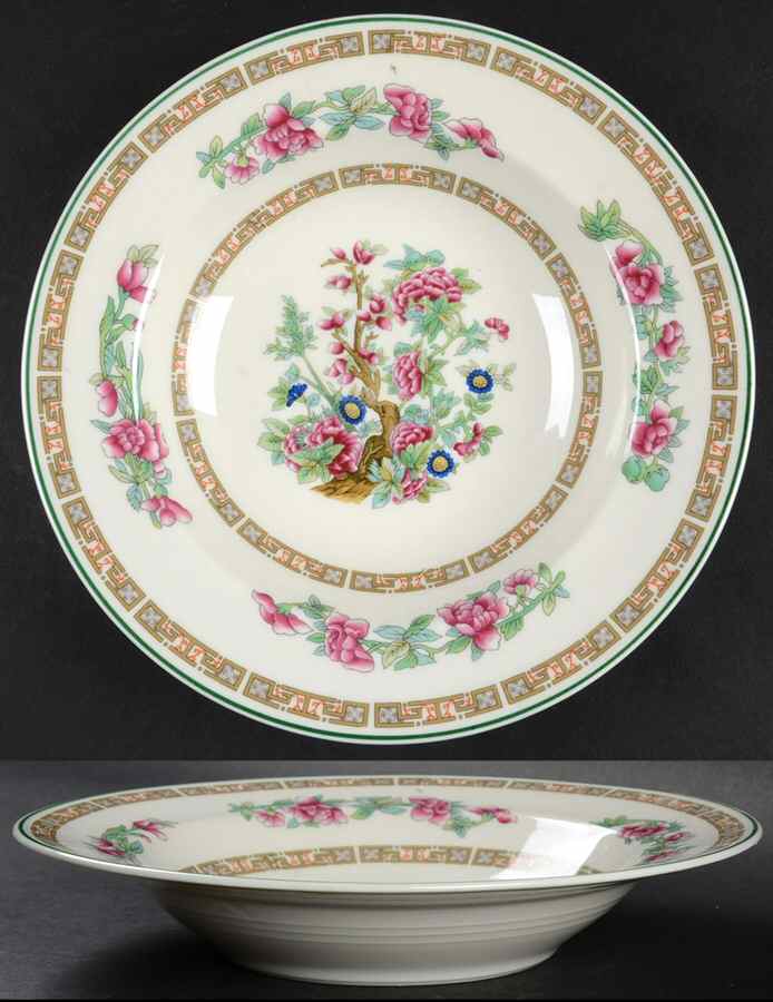 Indian Tree Rim Soup Bowl by Haviland-1